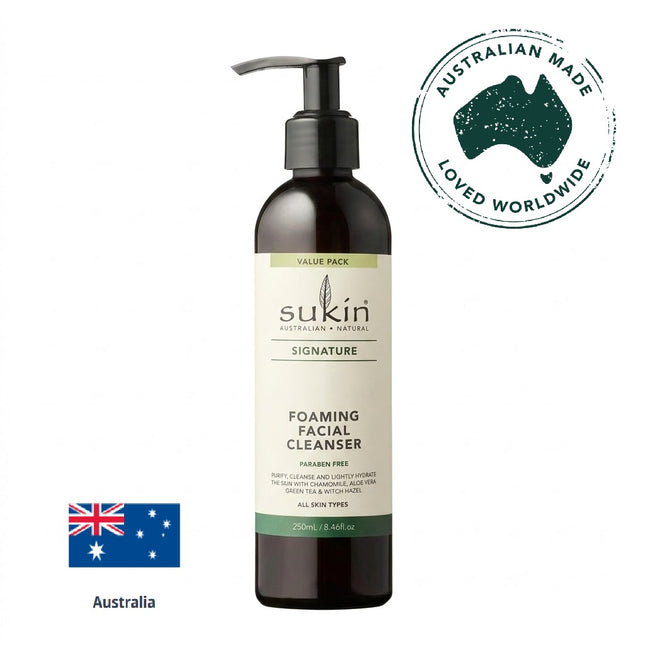 SUKIN VALUE PACK | FOAMING FACIAL CLEANSER PUMP | 250 mL